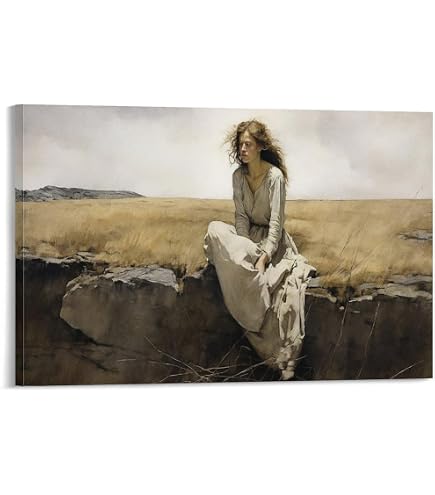 Amazon.co.jp: Gnvkd Ecbxz Andrew Wyeth ポスター (ヘルガ・イン